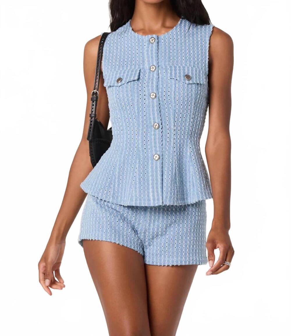 NEW ASTR noa vest in blue